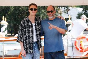 81st Mostra - Drew Sparky And Luca Guadagnino Arrive To Excelsior Hotel