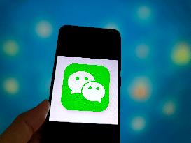 Illustration Apple And Wechat