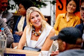 Queen Maxima Visits Plinkr Aftercare - Netherlands