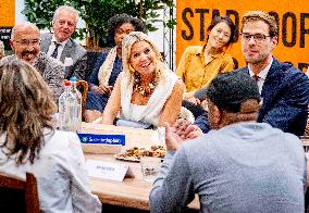 Queen Maxima Visits Plinkr Aftercare - Netherlands