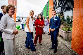 Queen Maxima Visits Plinkr Aftercare - Netherlands