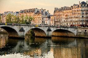 Paris Atmosphere At Sunrise - France