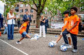 Queen Maxima Visit To The Team Toekomst Foundation - Rotterdam