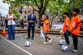 Queen Maxima Visit To The Team Toekomst Foundation - Rotterdam