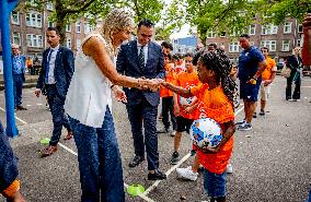 Queen Maxima Visit To The Team Toekomst Foundation - Rotterdam