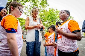 Queen Maxima Visit To The Team Toekomst Foundation - Rotterdam