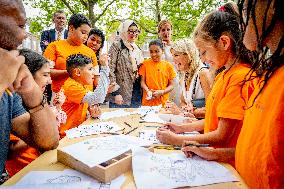 Queen Maxima Visit To The Team Toekomst Foundation - Rotterdam