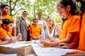 Queen Maxima Visit To The Team Toekomst Foundation - Rotterdam