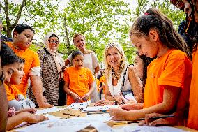 Queen Maxima Visit To The Team Toekomst Foundation - Rotterdam