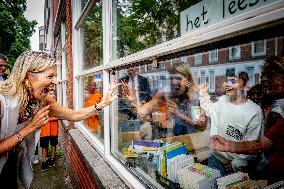 Queen Maxima Visit To The Team Toekomst Foundation - Rotterdam