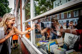 Queen Maxima Visit To The Team Toekomst Foundation - Rotterdam