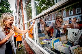 Queen Maxima Visit To The Team Toekomst Foundation - Rotterdam