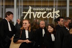 Lawyers Pay Tribute To Henri Leclerc - Paris