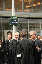 Lawyers Pay Tribute To Henri Leclerc - Paris