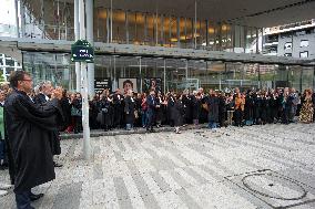 Lawyers Pay Tribute To Henri Leclerc - Paris