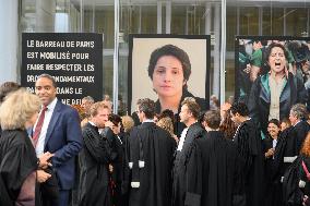 Lawyers Pay Tribute To Henri Leclerc - Paris