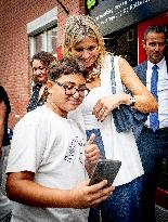 Queen Maxima Visits Team Toekomst Foundation - Rotterdam