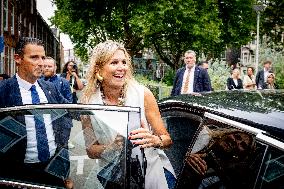 Queen Maxima Visits Team Toekomst Foundation - Rotterdam