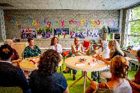 Queen Maxima Visits Team Toekomst Foundation - Rotterdam