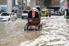 Heavy Monsoon Rainfall In Dhaka, Bangladesh