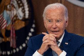 President Joe Biden makes remarks at the kickoff event of the Investing in America content series