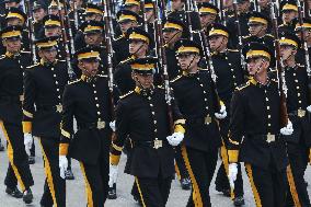 Military Parade In Mexico