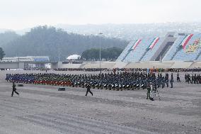 Military Parade In Mexico