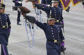 Military Parade In Mexico