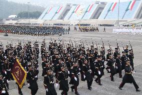 Military Parade In Mexico