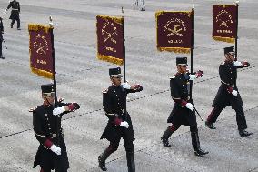 Military Parade In Mexico