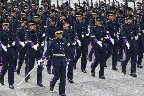 Military Parade In Mexico