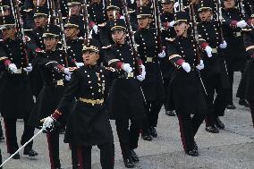 Military Parade In Mexico