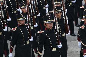 Military Parade In Mexico