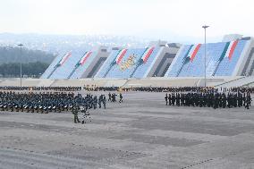 Military Parade In Mexico