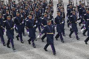 Military Parade In Mexico