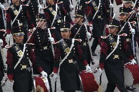 Military Parade In Mexico