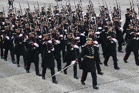 Military Parade In Mexico