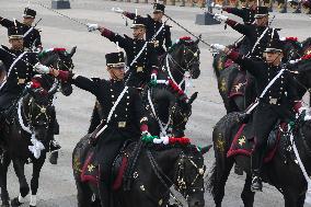 Military Parade In Mexico