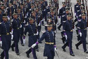 Military Parade In Mexico