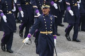 Military Parade In Mexico