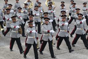 Military Parade In Mexico