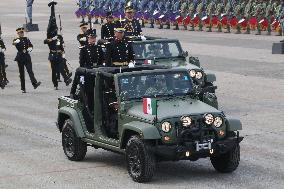 Military Parade In Mexico