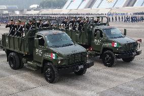 Military Parade In Mexico