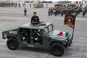 Military Parade In Mexico