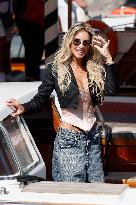 81st Mostra - Michela Persico Arrives To Excelsior