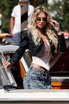 81st Mostra - Michela Persico Arrives To Excelsior