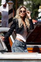 81st Mostra - Michela Persico Arrives To Excelsior