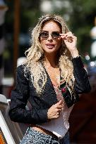 81st Mostra - Michela Persico Arrives To Excelsior