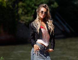 81st Mostra - Michela Persico Arrives To Excelsior