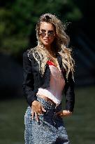 81st Mostra - Michela Persico Arrives To Excelsior